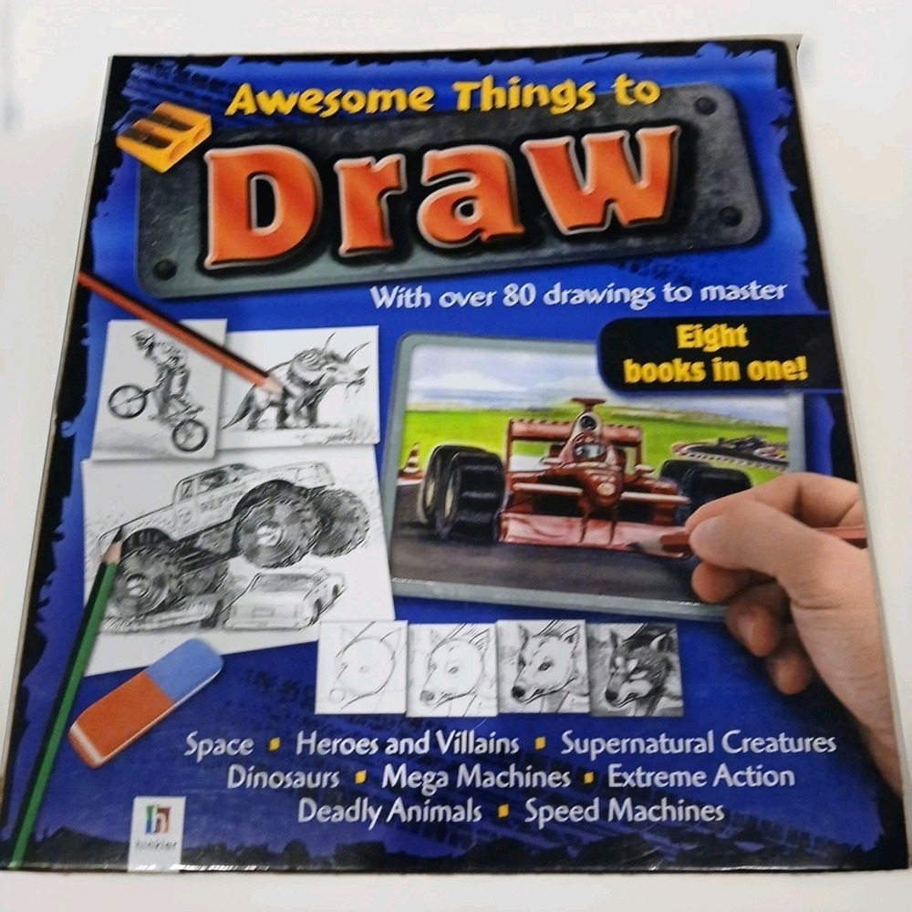 Kids Learn to Draw Book 8 in 1 Step by Step Drawing Art Activity Workbook Ages 8